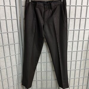 Tristan Men's Chocolate Brown Dress Pants - Straight Taper